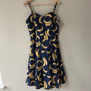 Vintage Aida Zak Banana Swing Dress Size XL